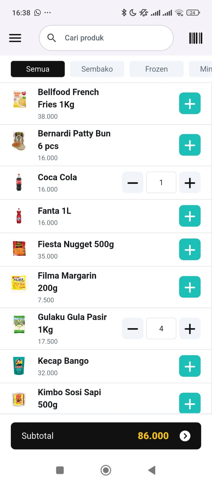 Kaspoint POS Interface